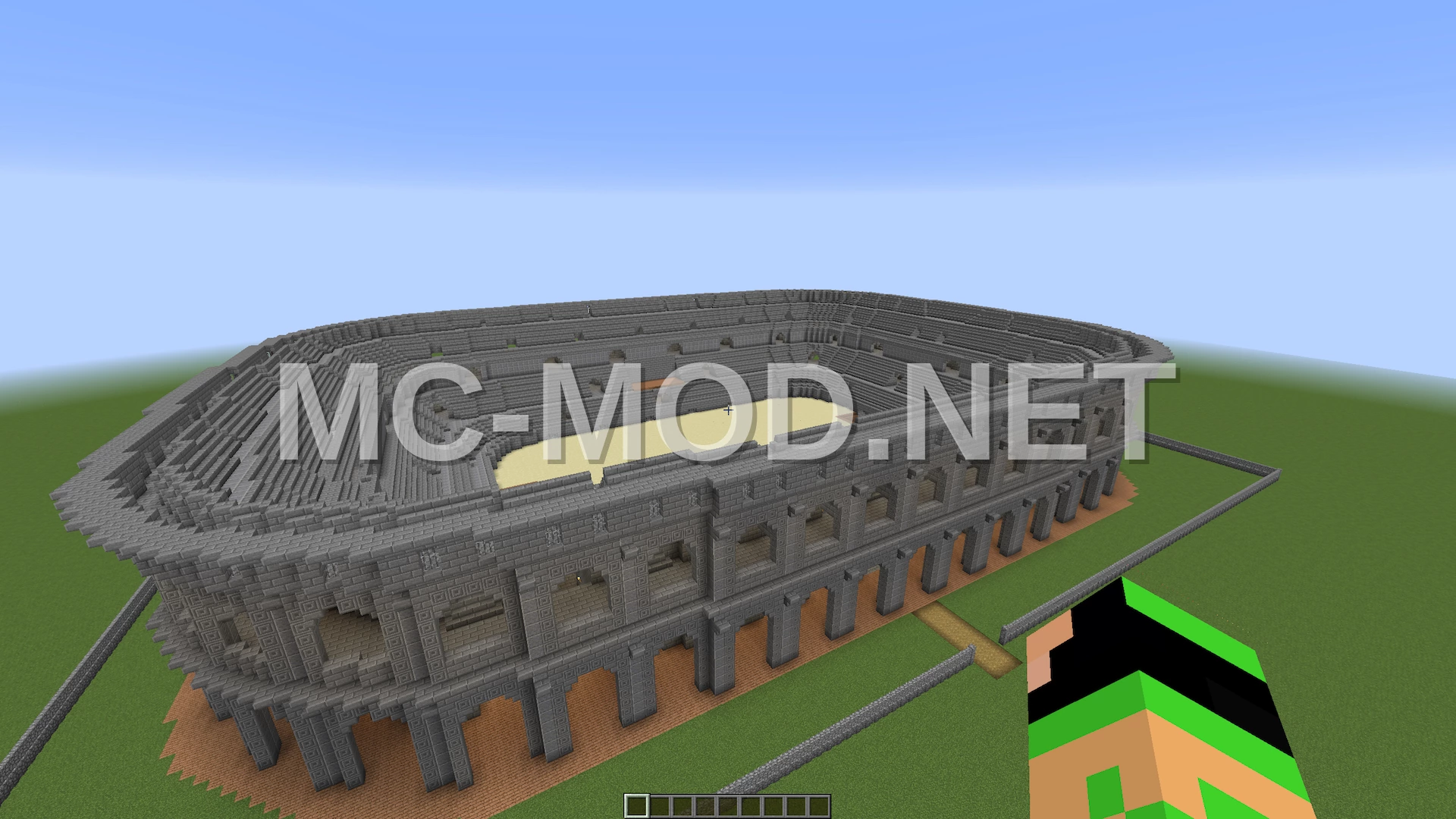 Roman Style Arena Structure