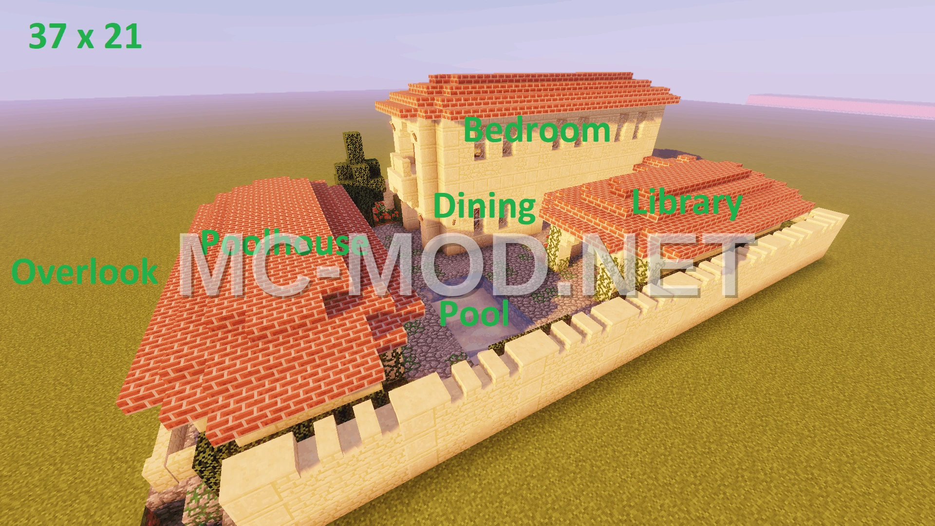 Roman Style Beach Villa