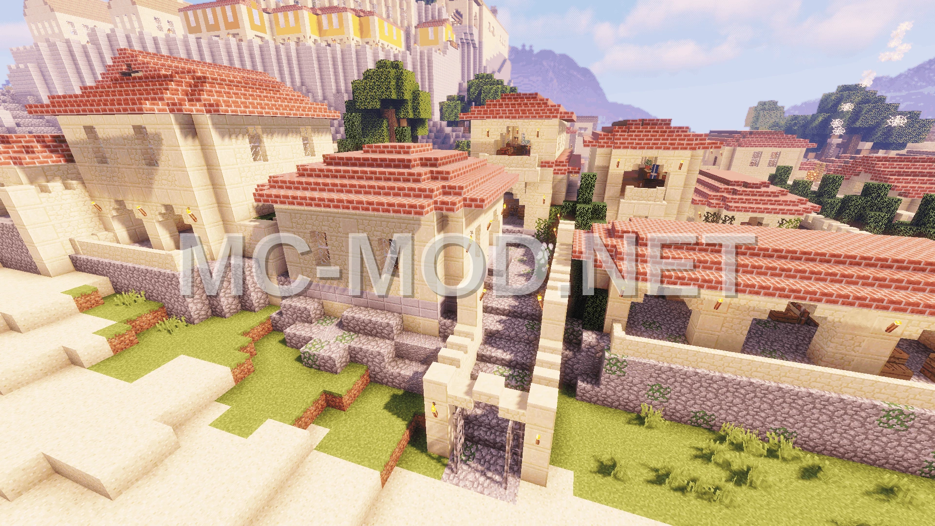 Roman Villa Beachfront Estate
