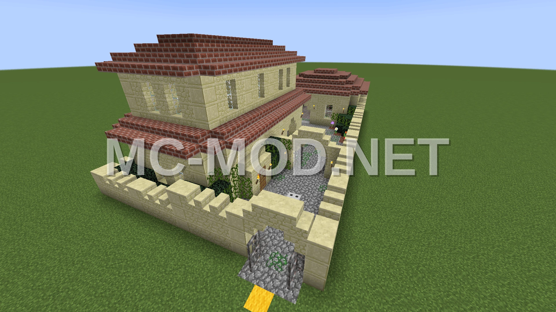 Roman Villa Beachfront Estate