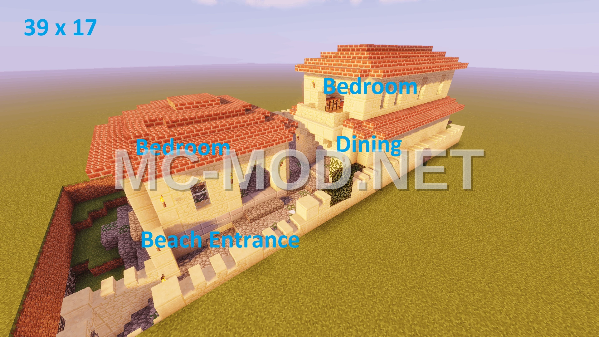 Roman Villa Beachfront Estate