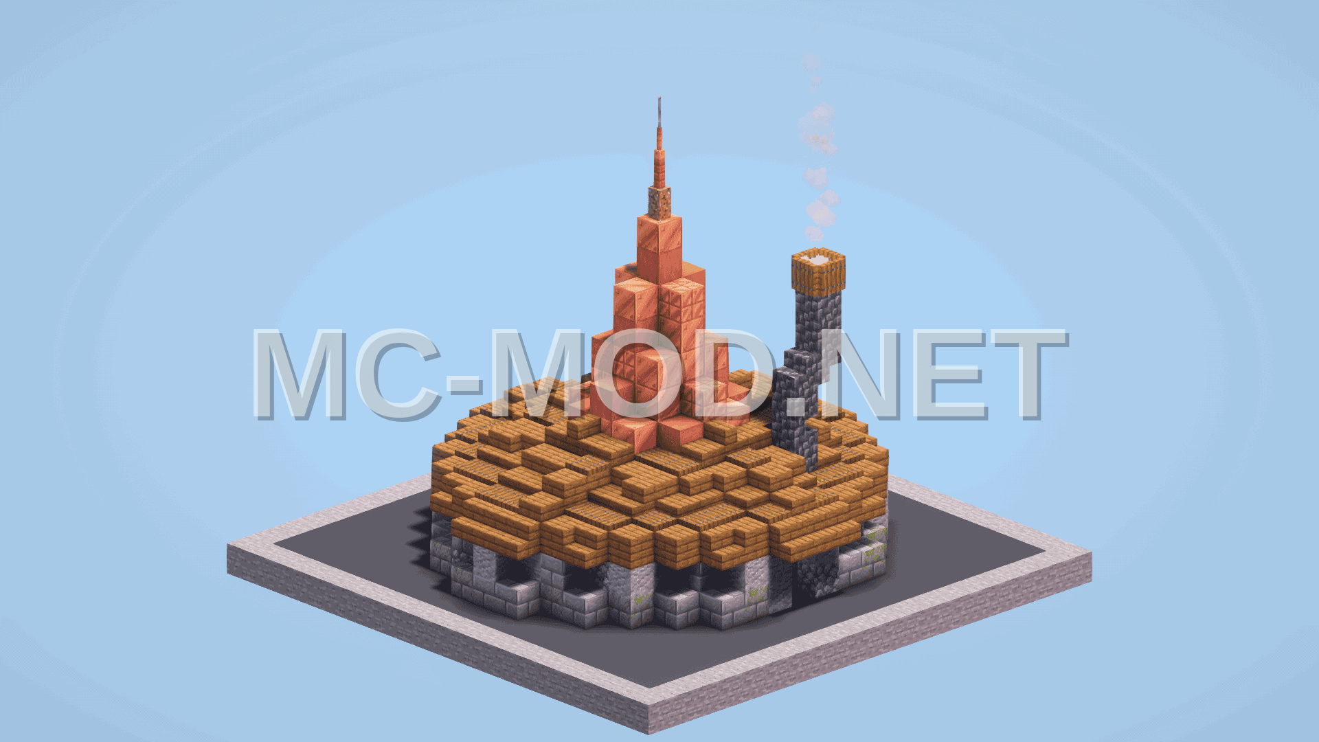Rounded Medieval House 2 Build