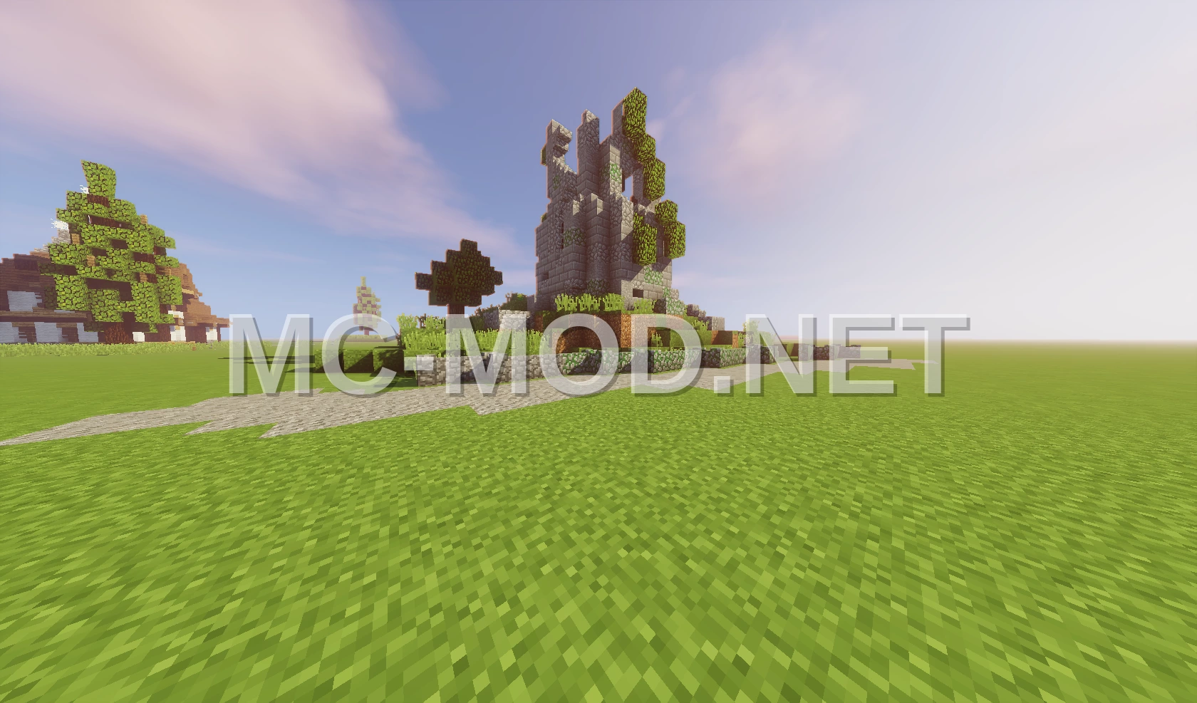 Ruined Medieval Castle Tower