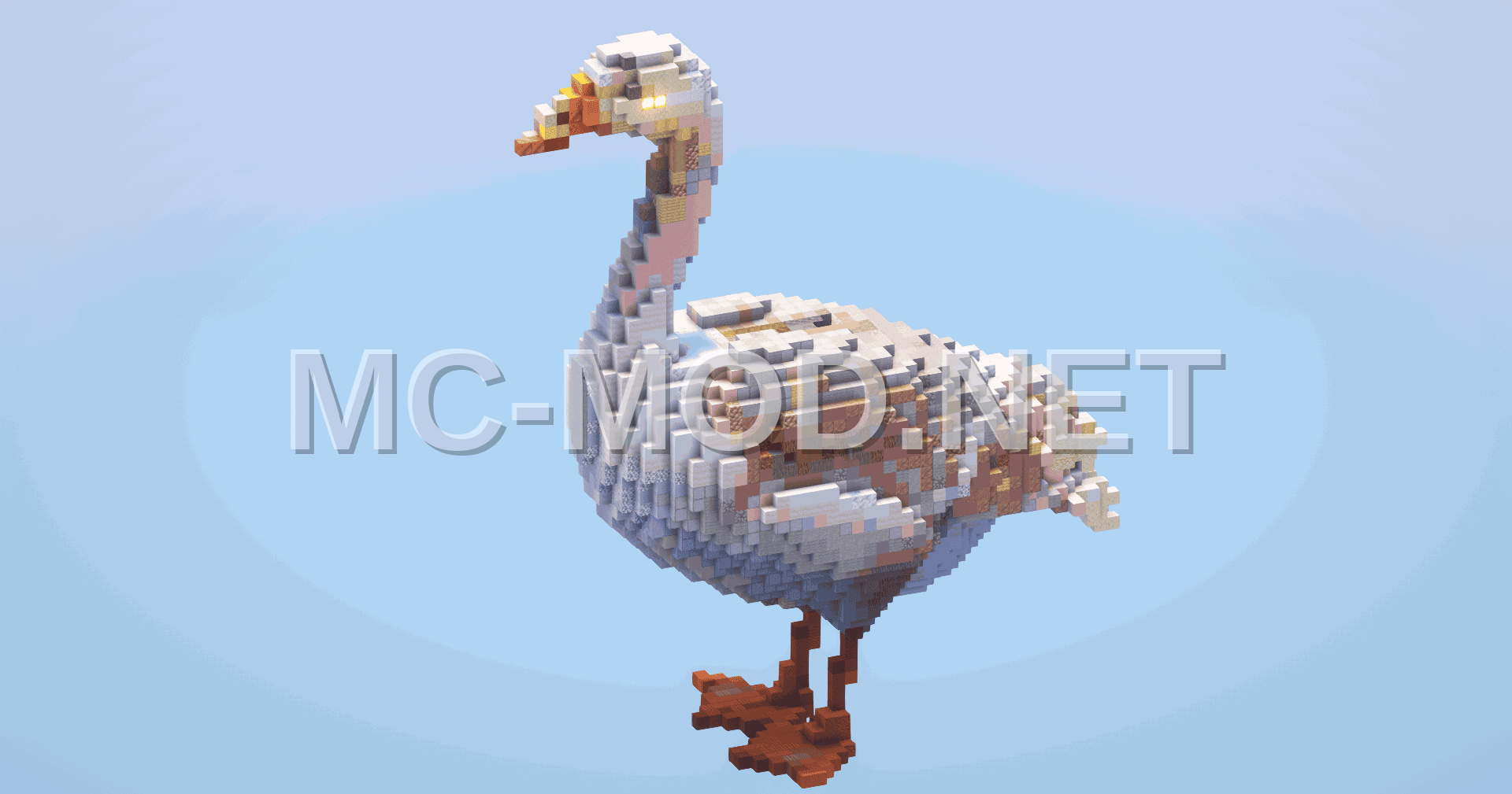 Rustic Goose Statue