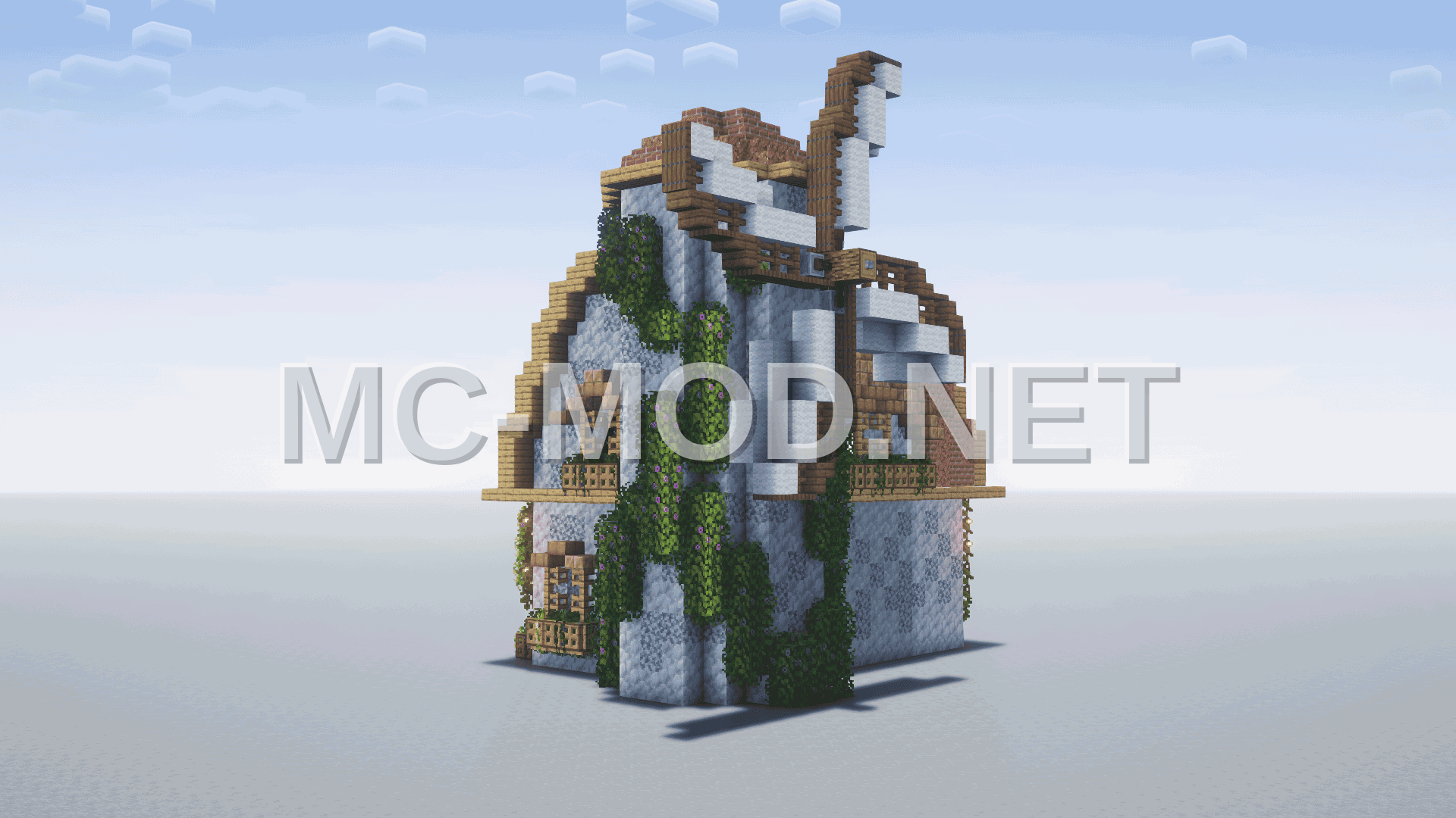 Rustic Hillside Mill House