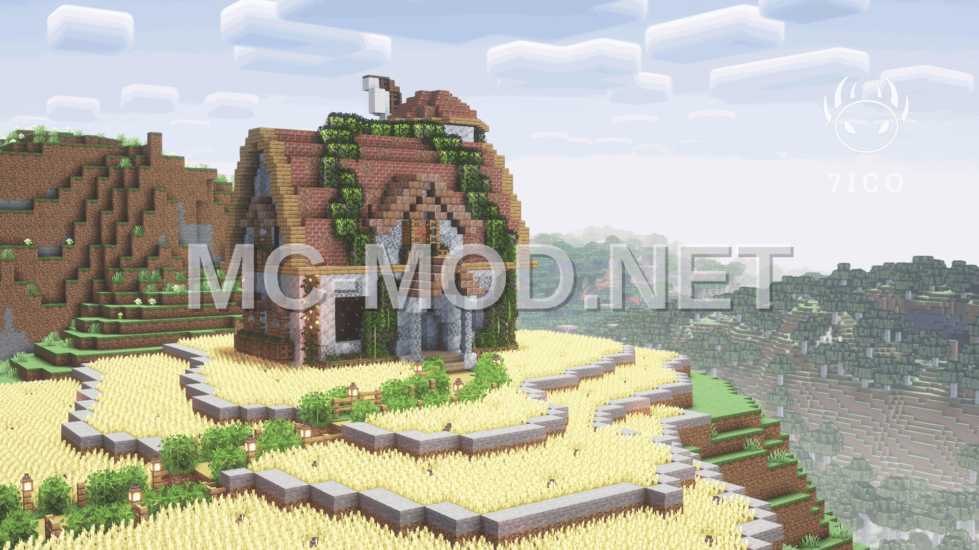 Rustic Hillside Mill House