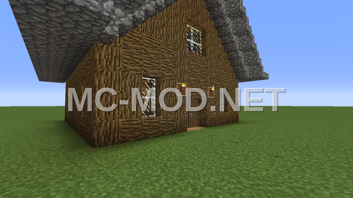Rustic Log Cabin House