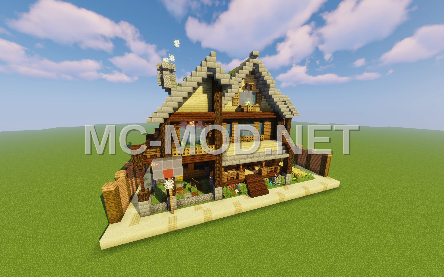 Rustic Modern House with Pool and Barn