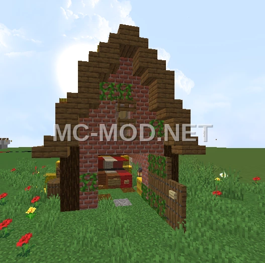 Rustic Old Barn with Abandoned Car