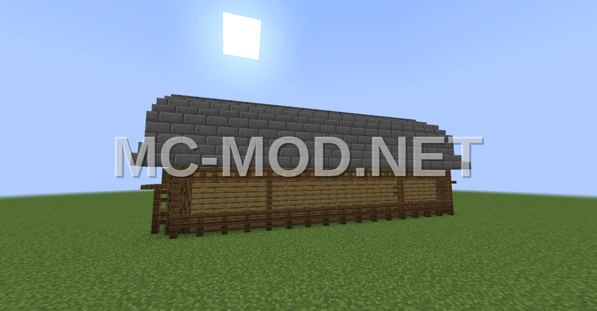 Rustic Wooden Barn Structure