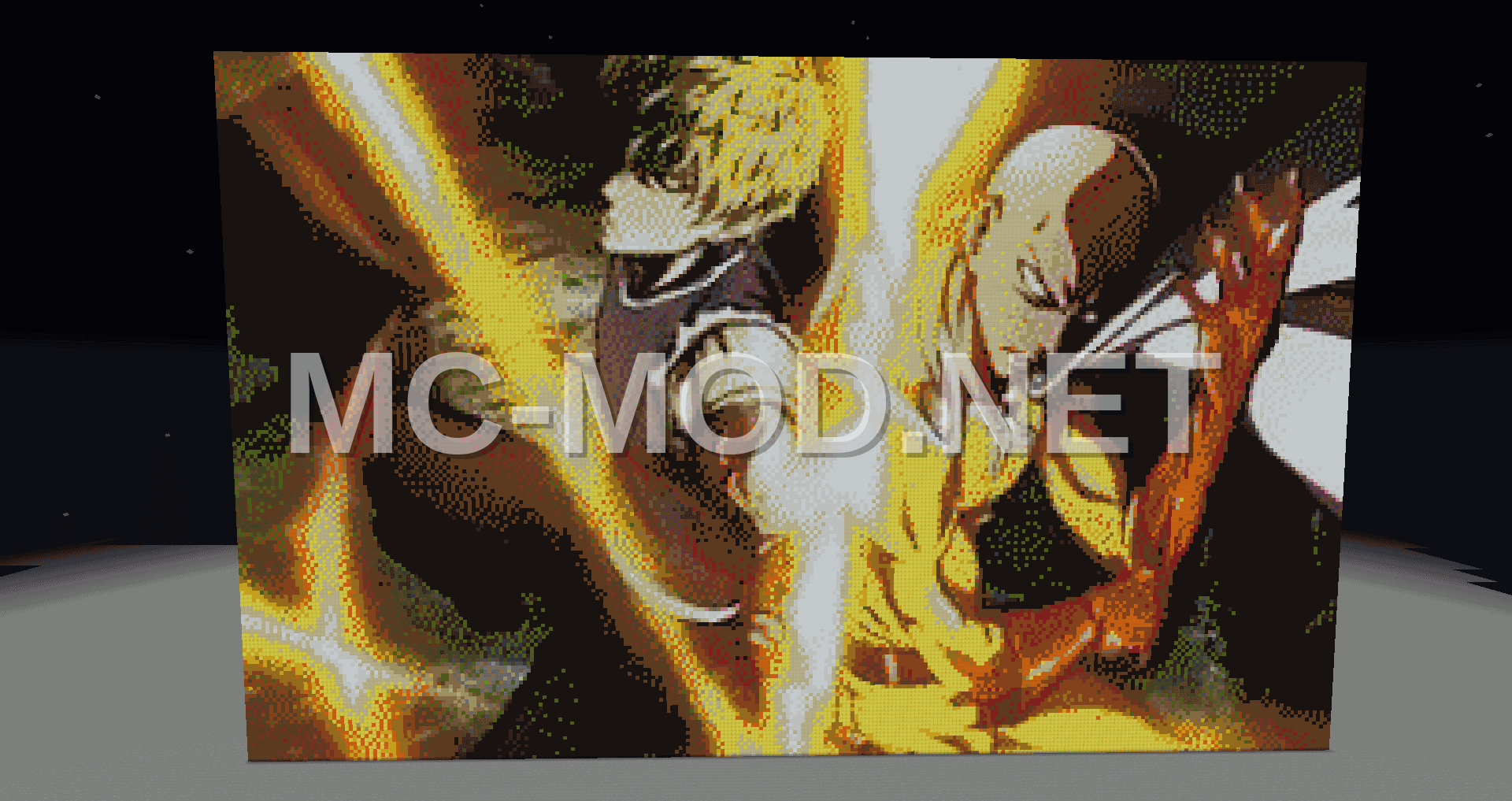 Saitama And Genos Pixel Art
