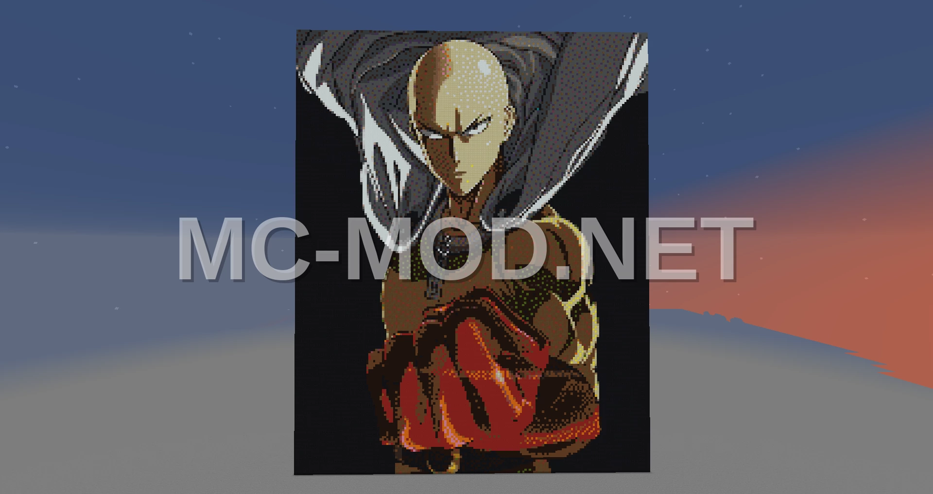 Saitama Pixel Art