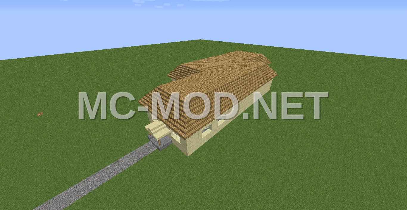 Sandstone Desert House with Wooden Roof