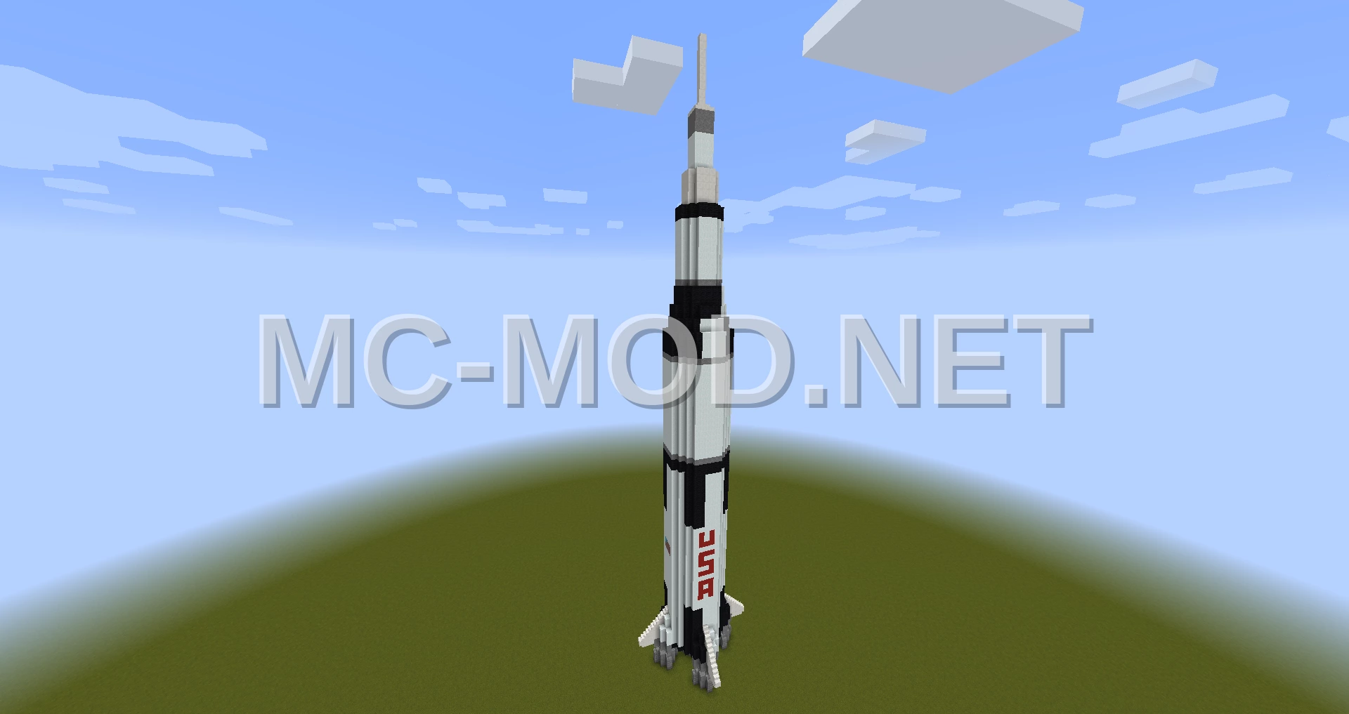 Saturn V Rocket Sculpture