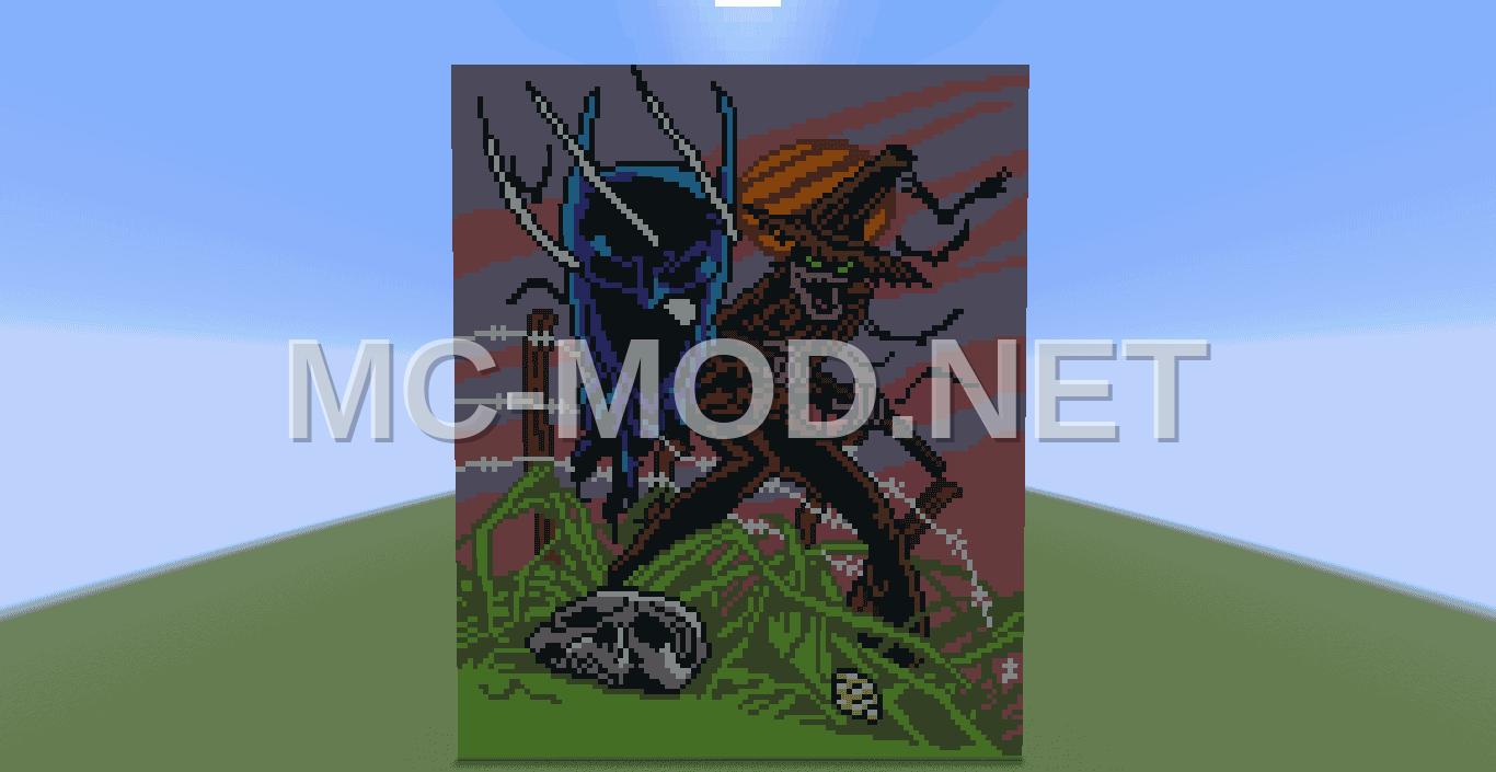 Scarecrow Pixel Art Build