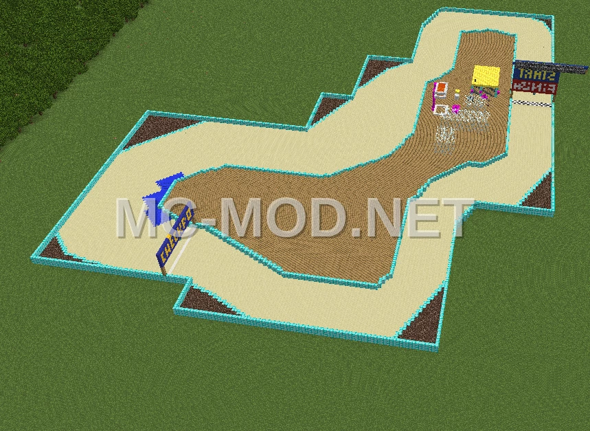 Sega Rally Desert 95 Racetrack