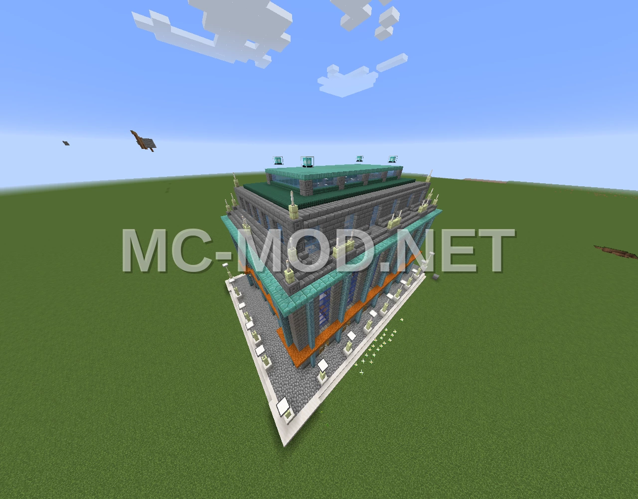 Shopping Center With Shops
