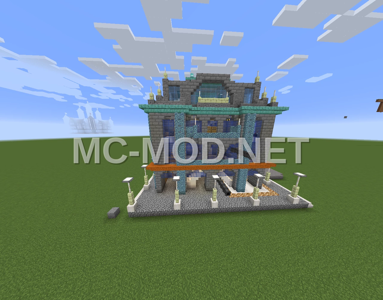Shopping Center With Shops