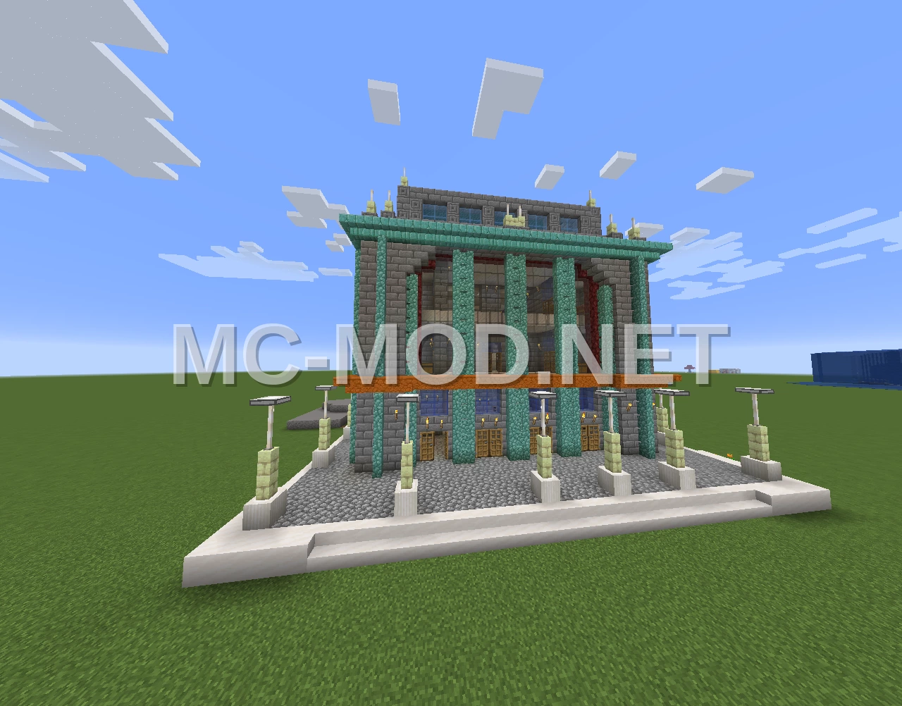 Shopping Center With Shops