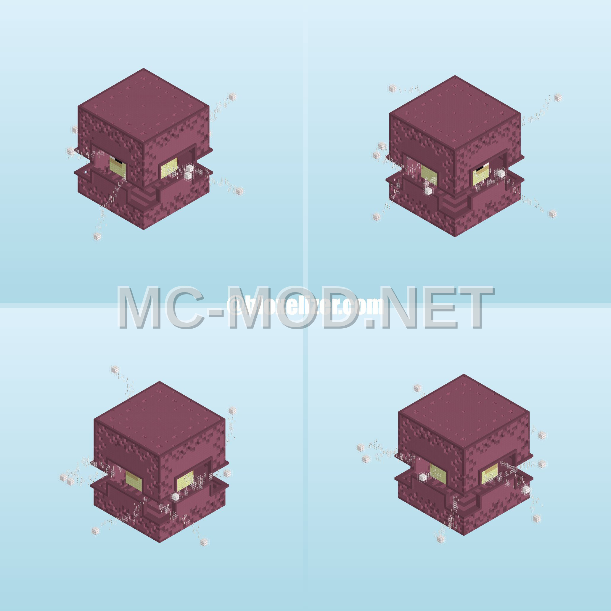 Magenta Terracotta Shulker Farm