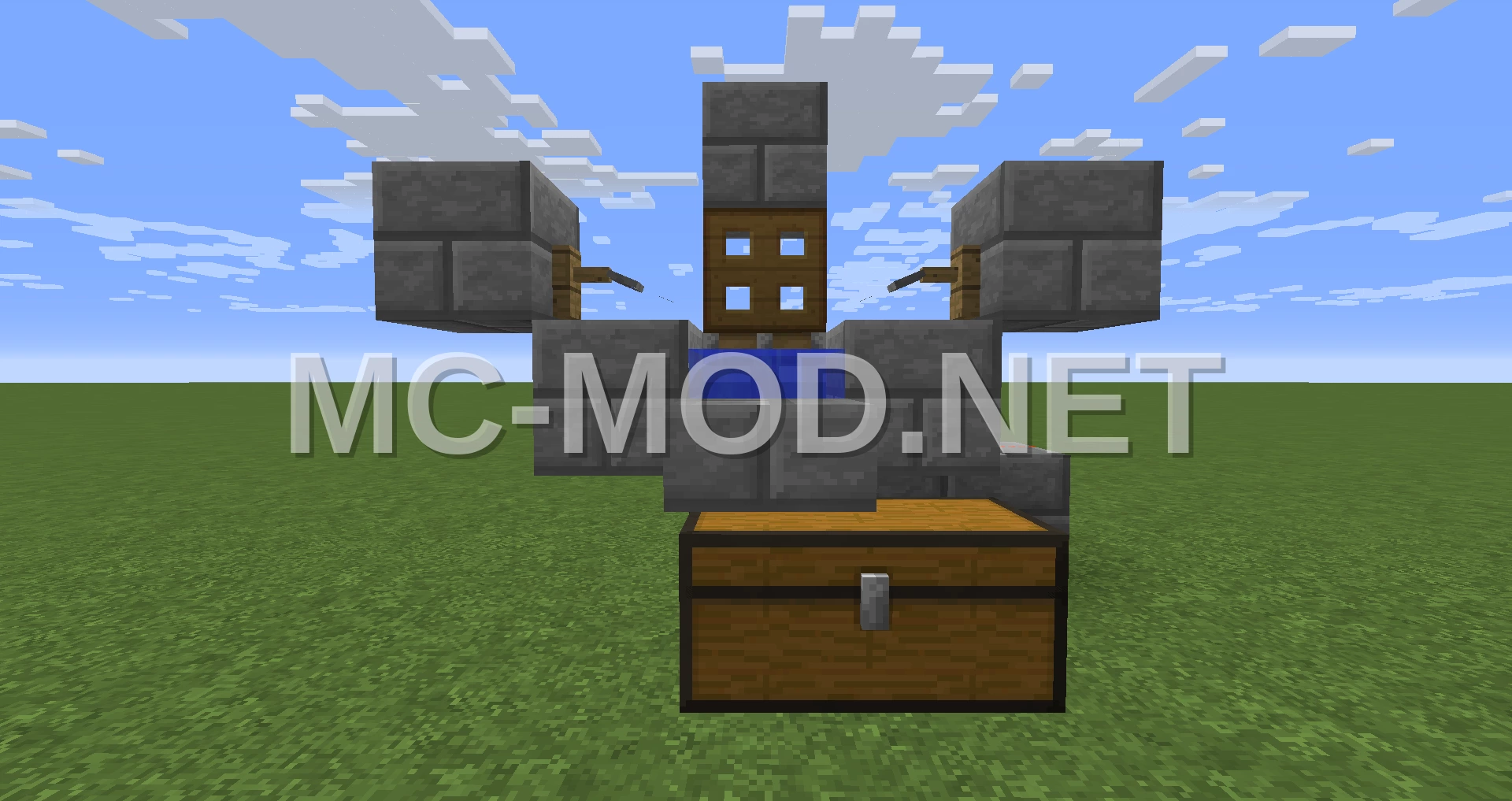Small AFK Fishing Farm – Stone Bricks