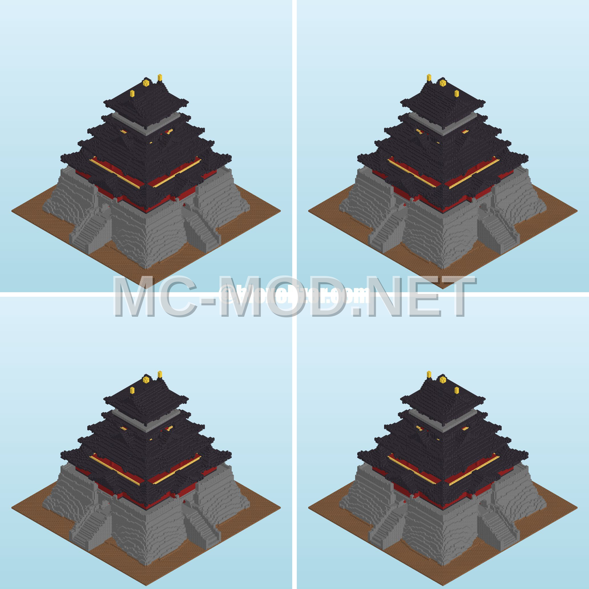 Simple Chinese Palace Structure