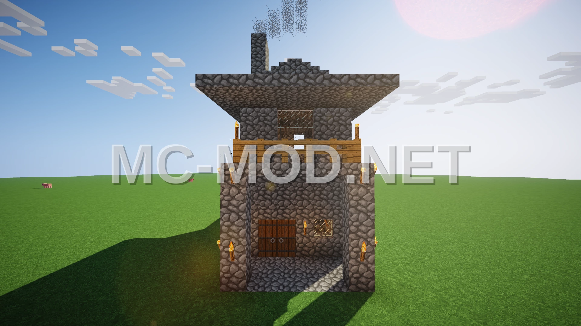 Small Cobblestone House Design