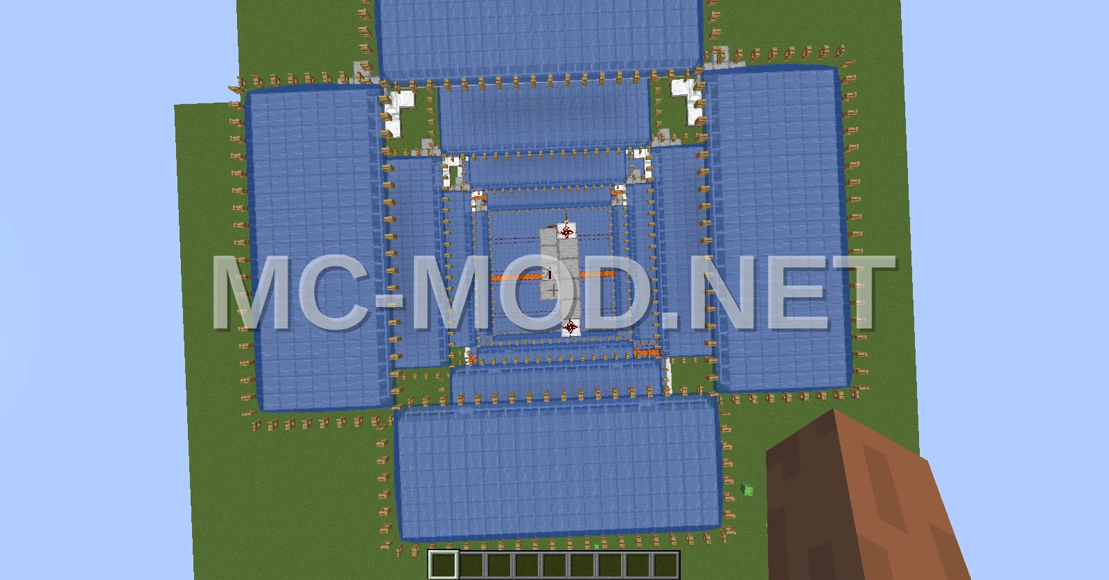 Efficient Iron Farm with Villager & Pillager Mechanics