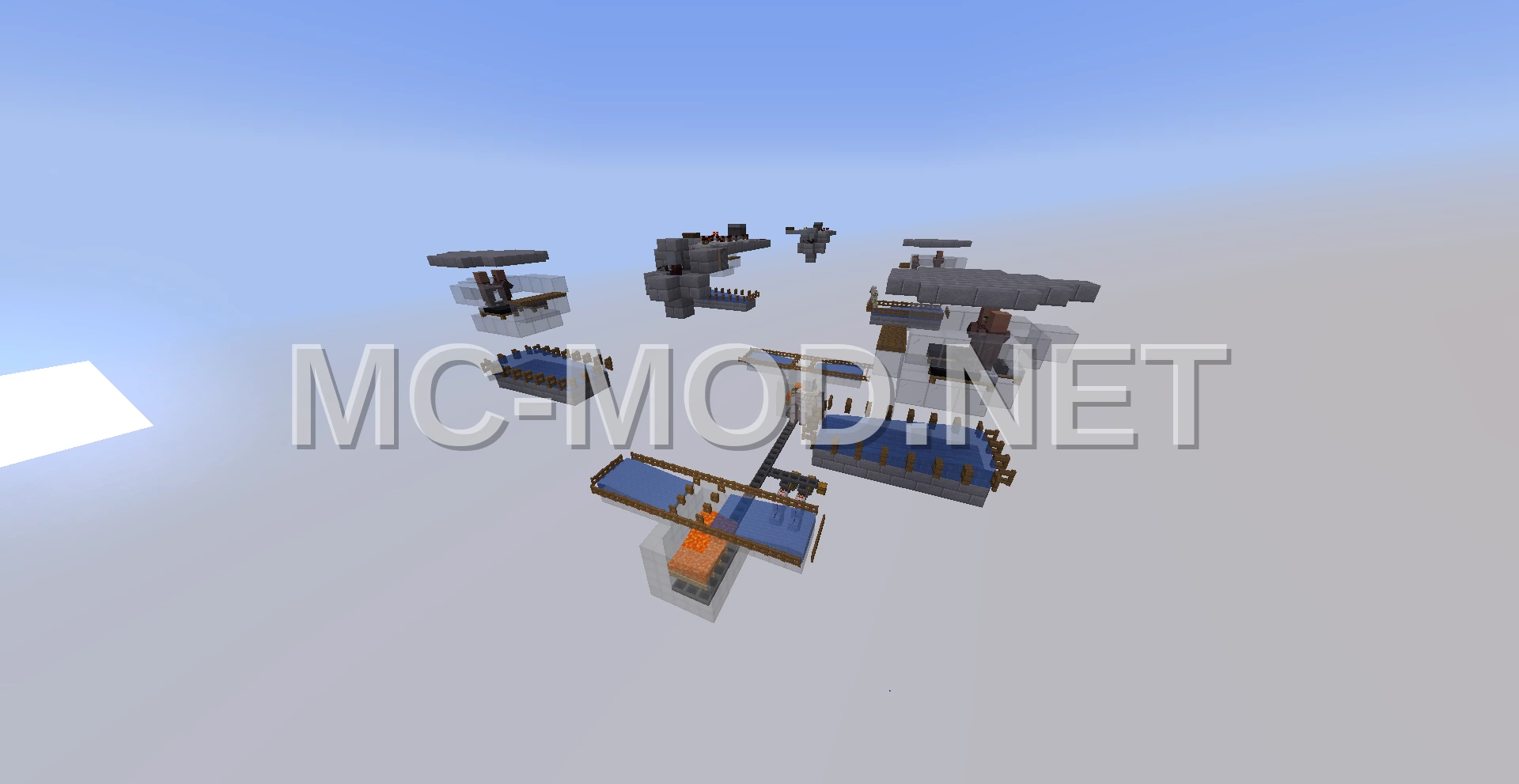 Simple Iron Farm With Sorter