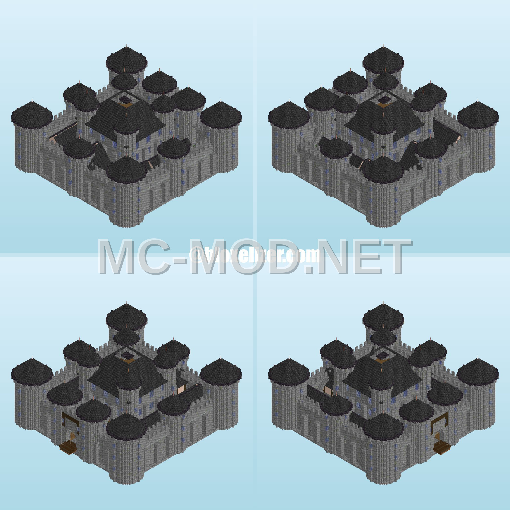Simple Medieval Castle Structure