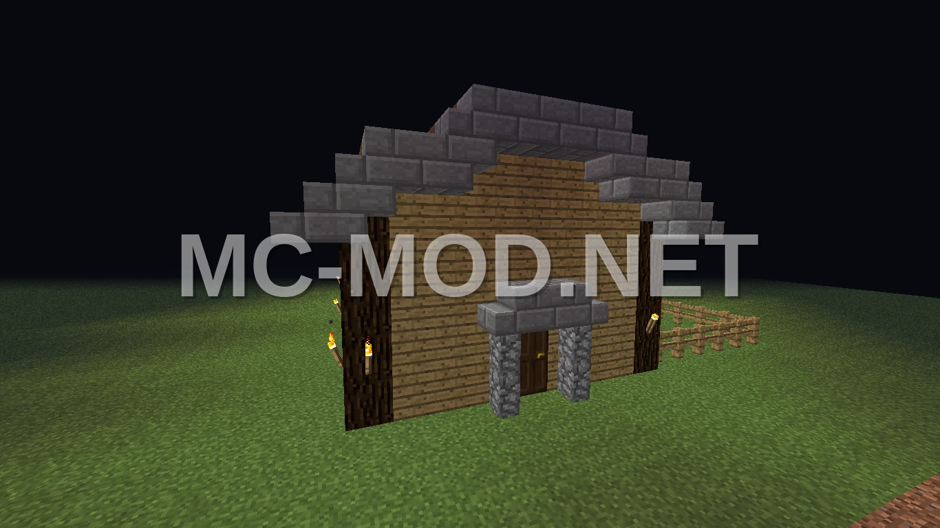 Oak And Spruce Starter House