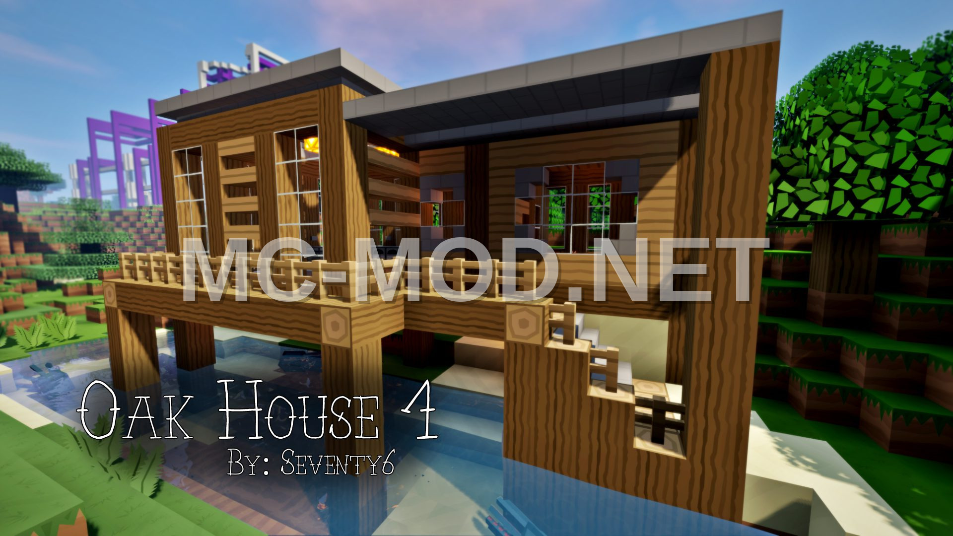 Simple Oak Wood House