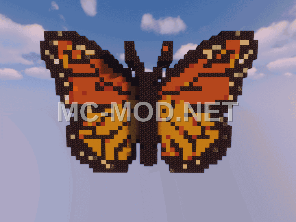 Simple Orange Butterfly