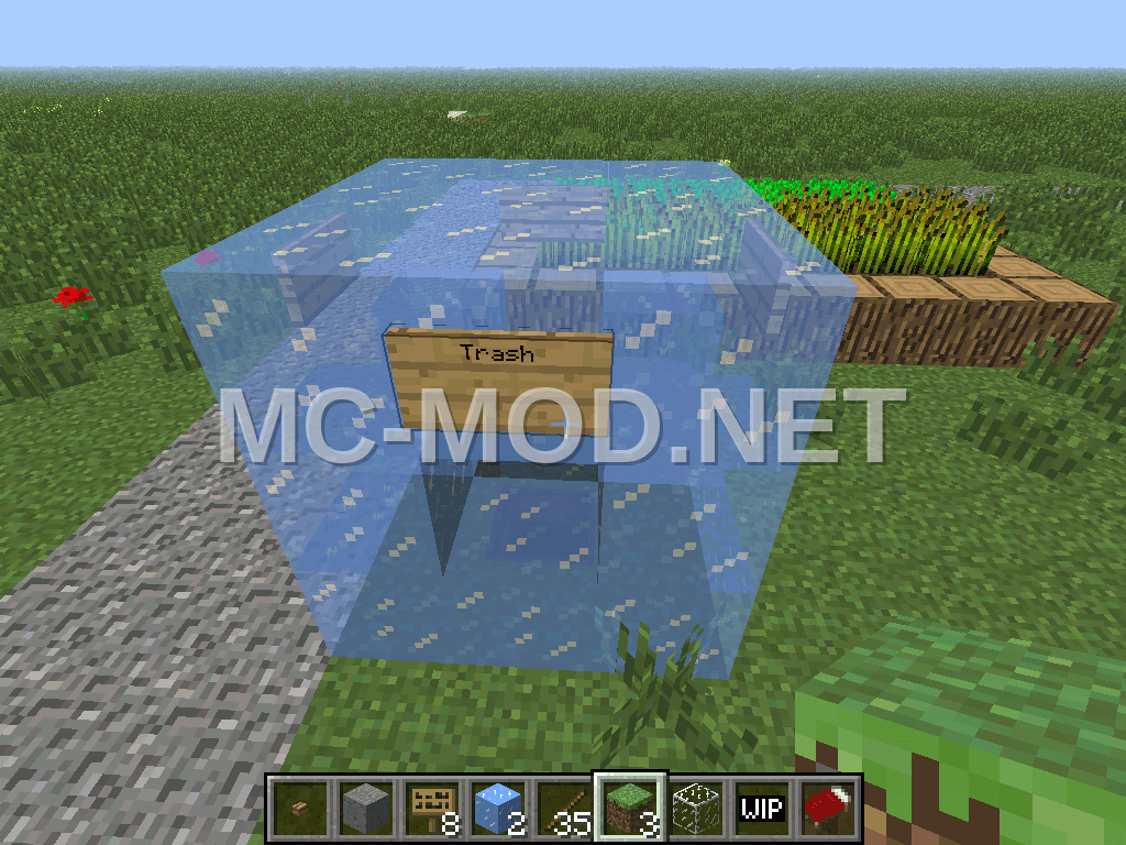 Simple Redstone Trash Disposal