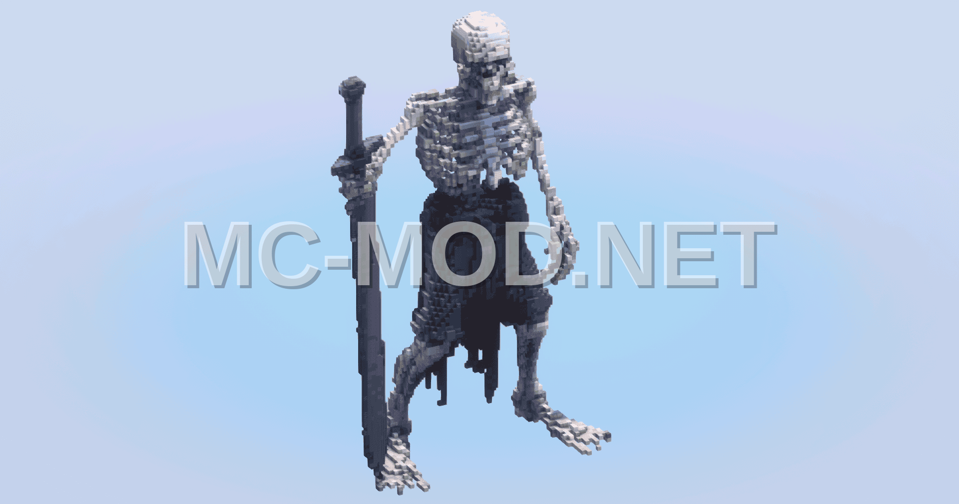 Skeleton Warrior Statue