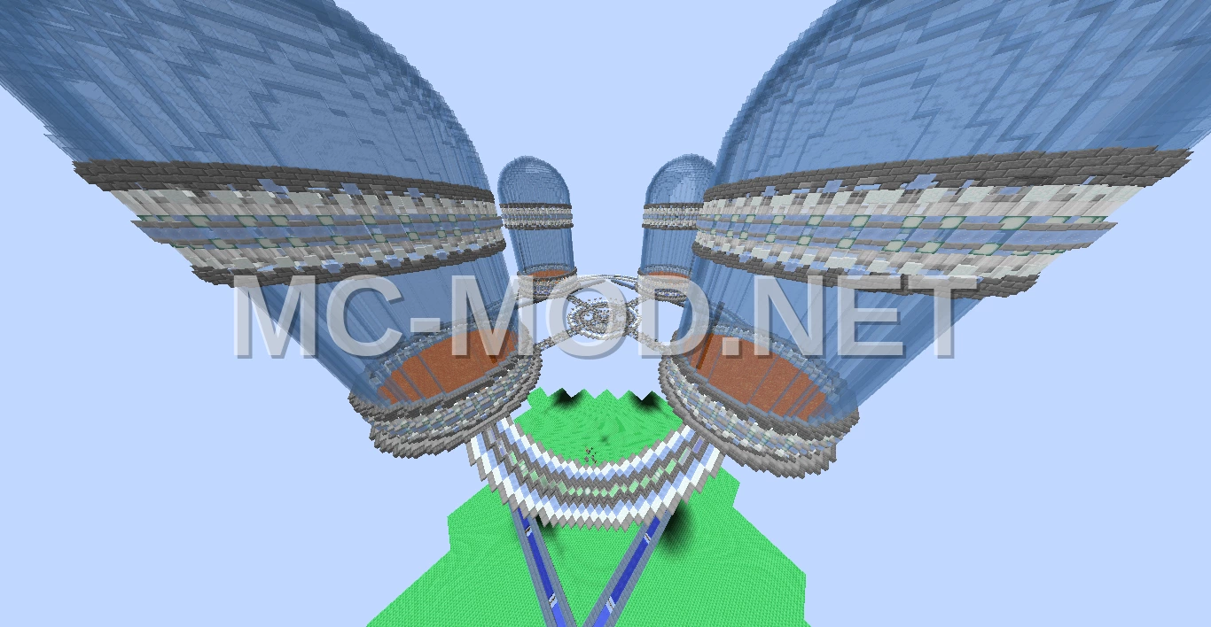 Skyblock Ice Floating Island Spawn