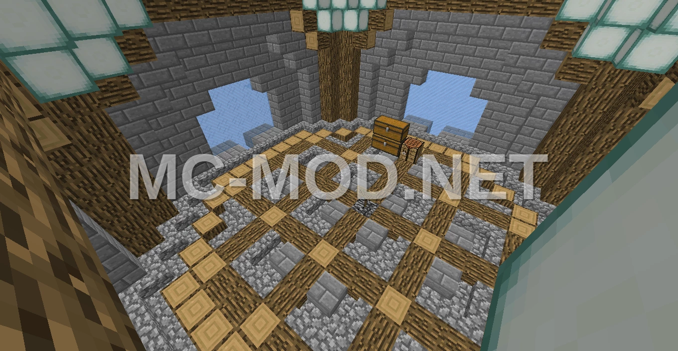 Skyblock Island Spawn Area