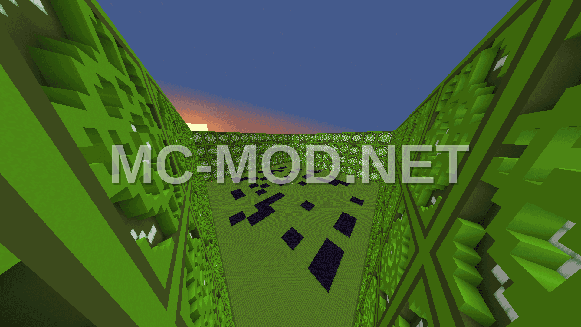 Lime Concrete Slime Farm Exterior