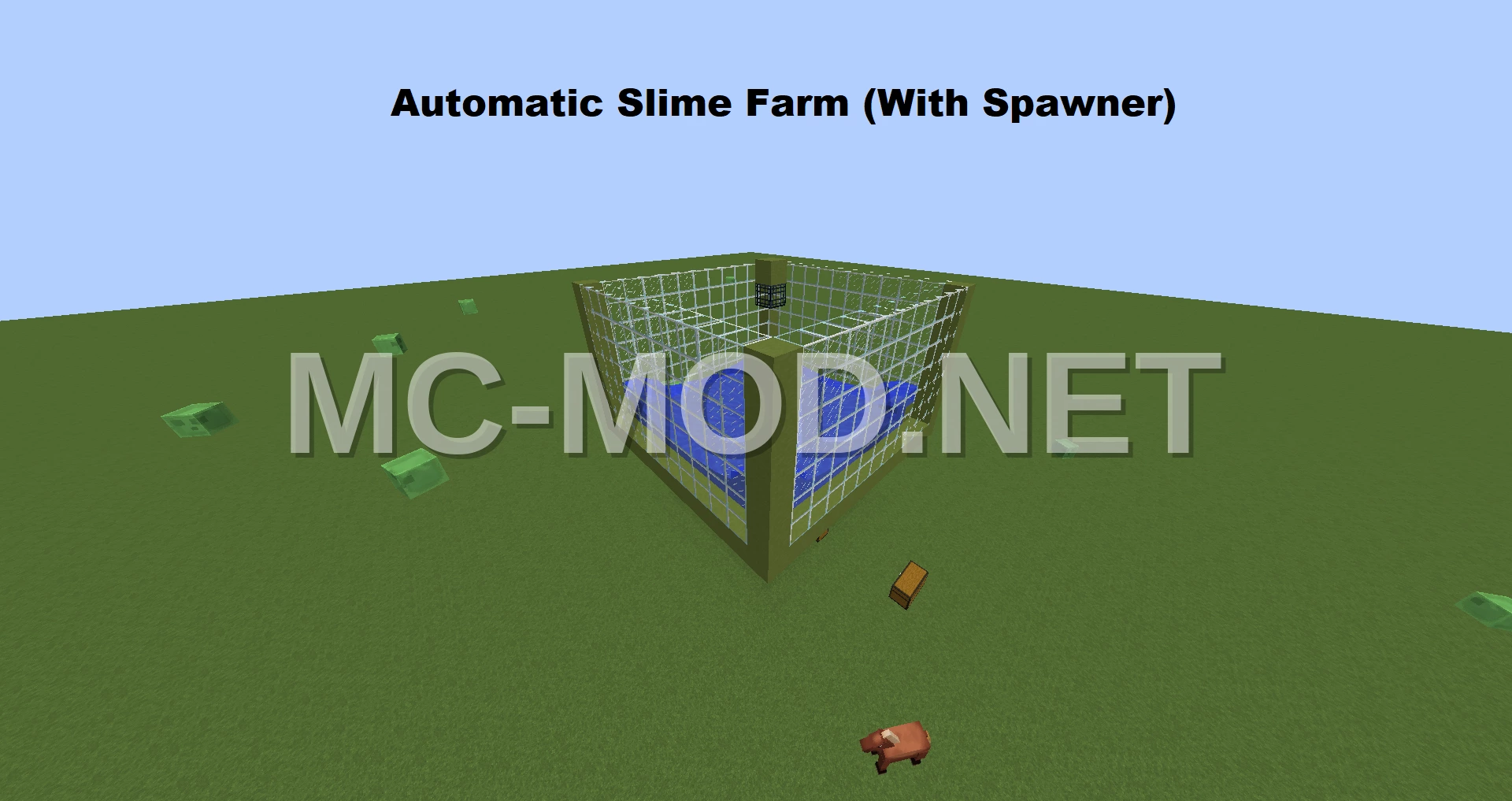 Slime Spawner Farm Schematic