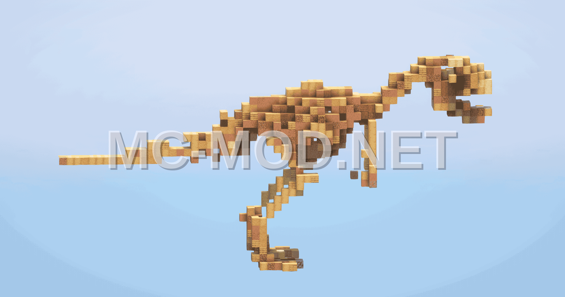 Small Dinosaur Skeleton Statue