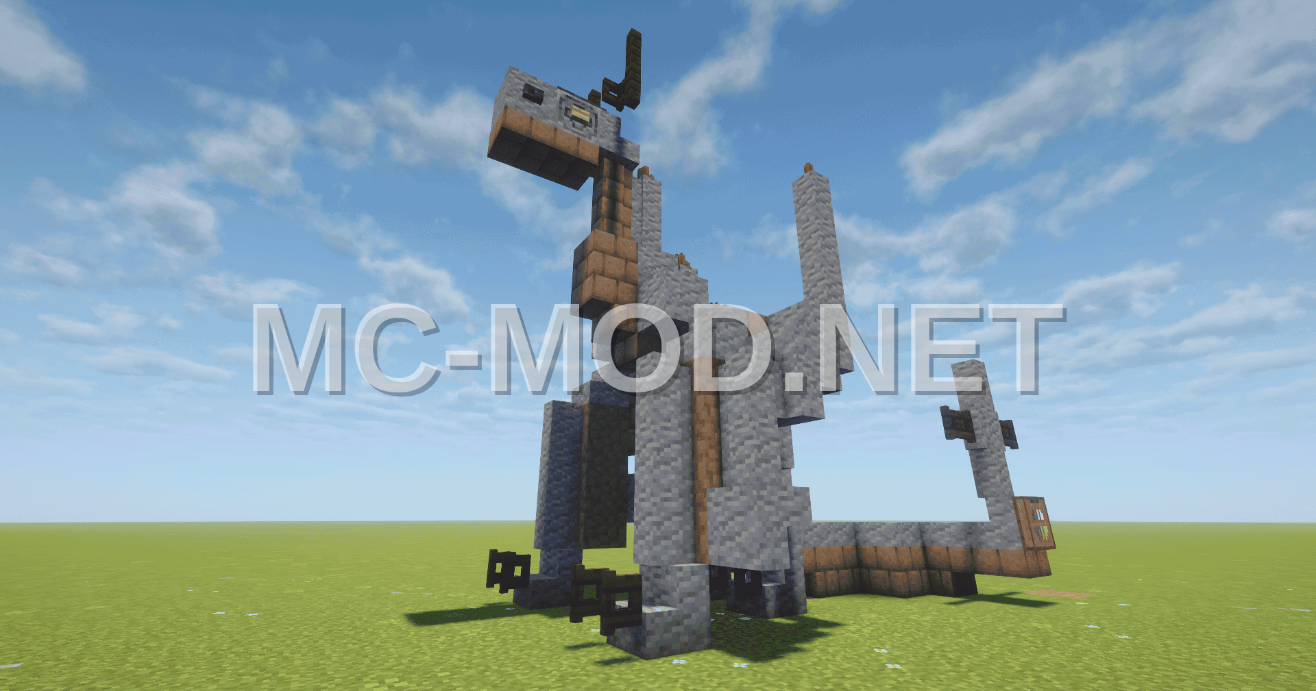 Andesite Earth Wyvern Statue
