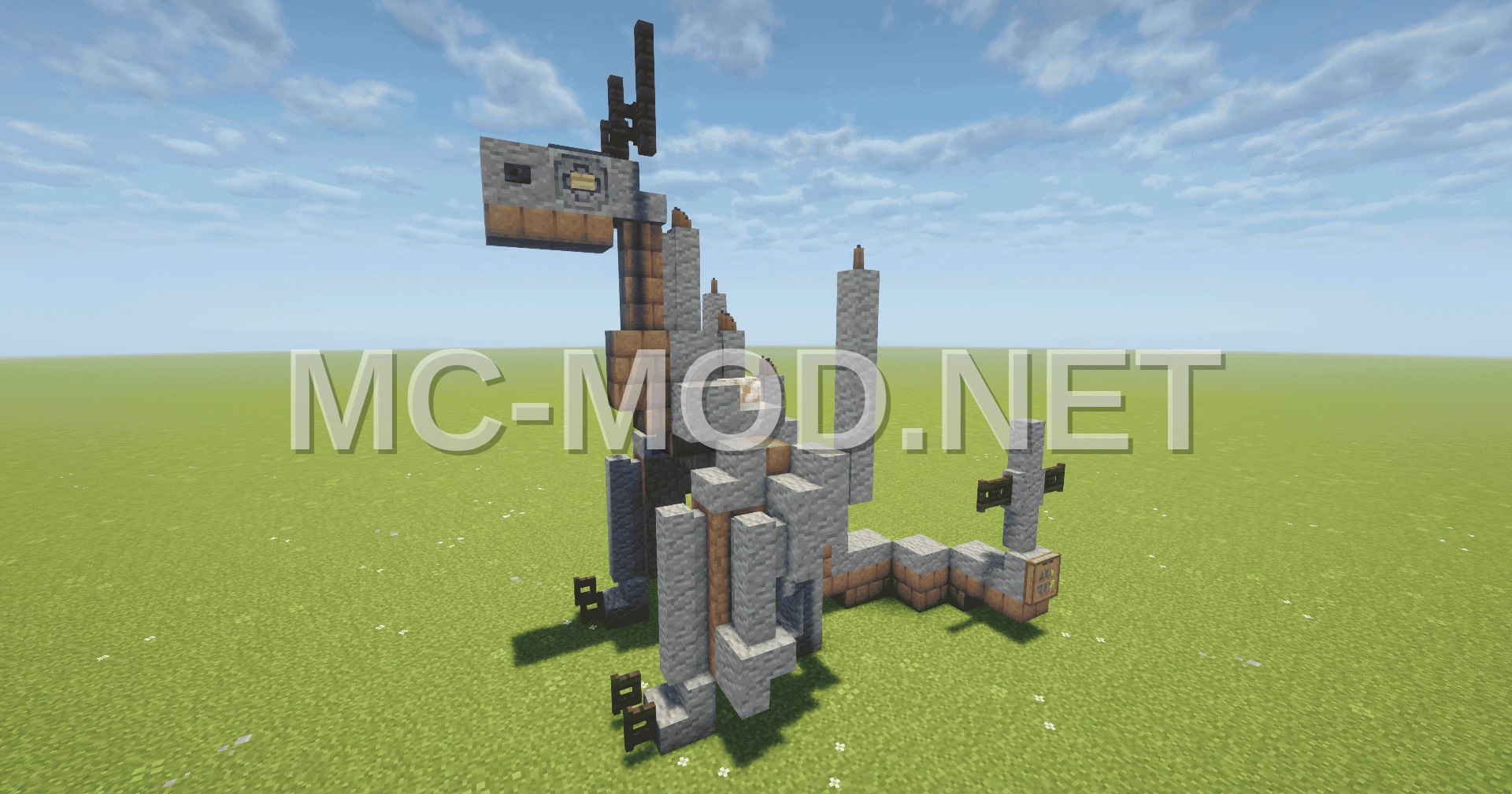 Andesite Earth Wyvern Statue