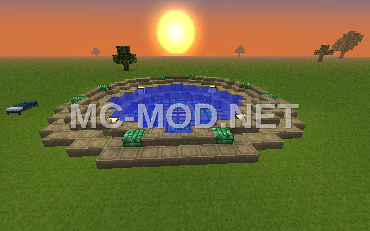 Small Emerald and Lapis Pool