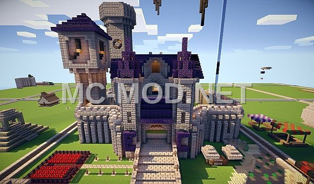 Small Ender Castle With Floating Island