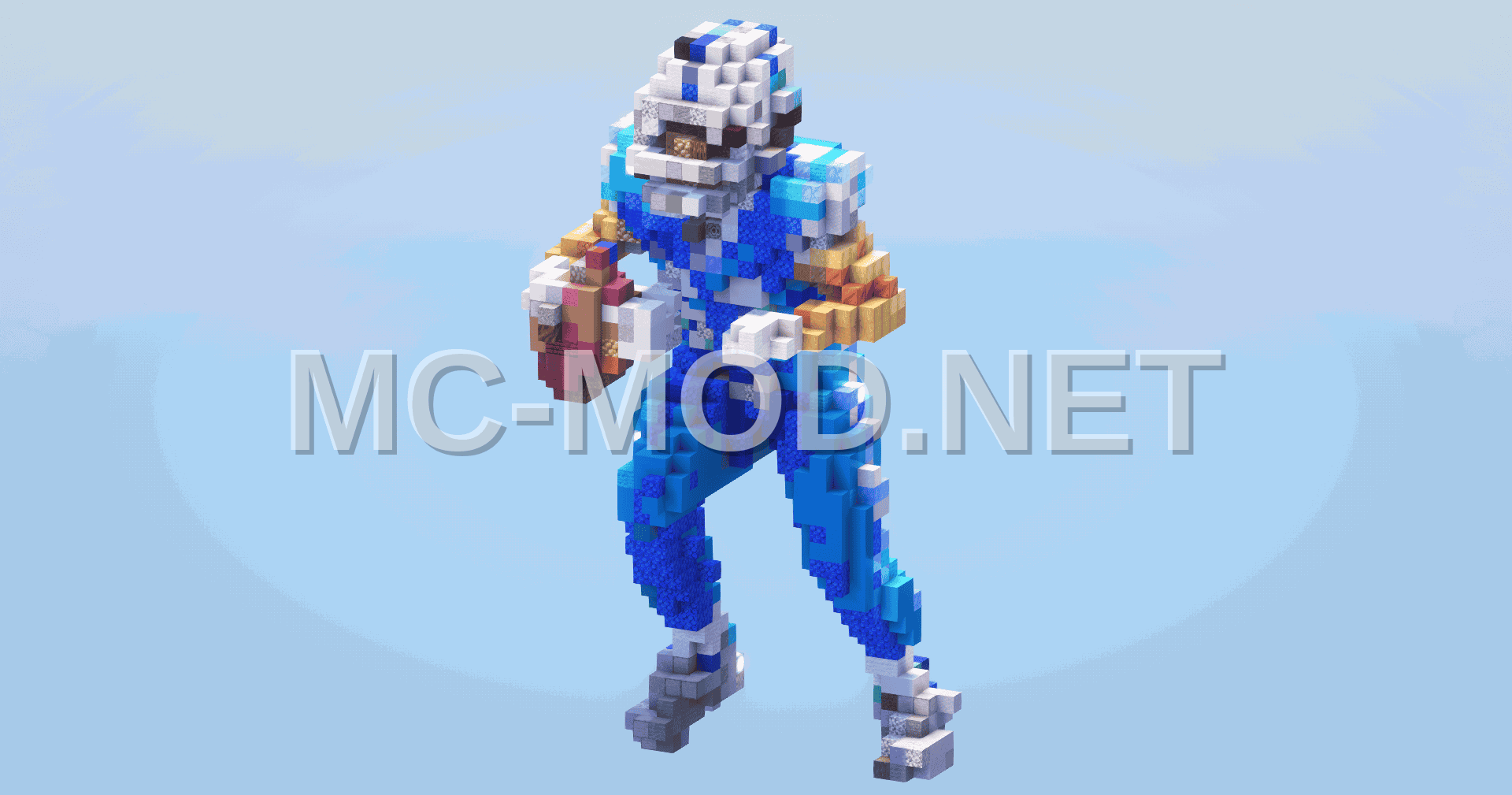 Small Football Player Statue