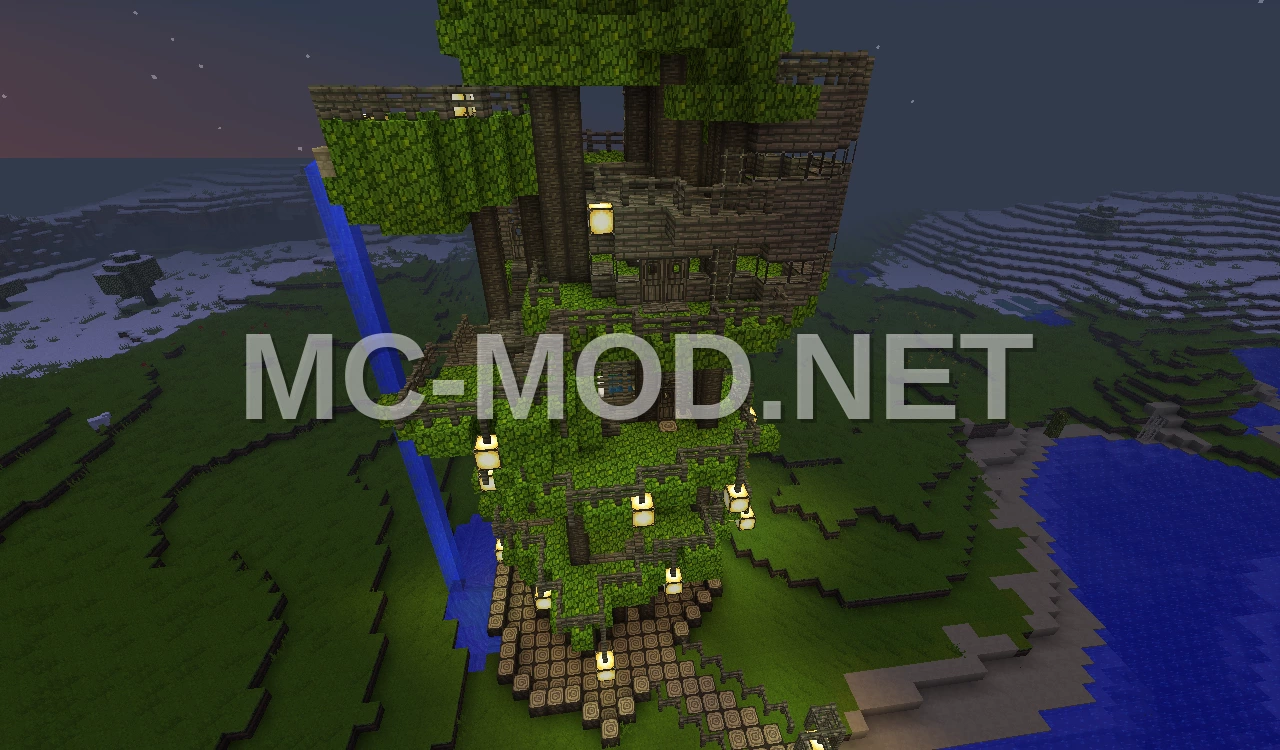 Small Jungle Treehouse With Rooms