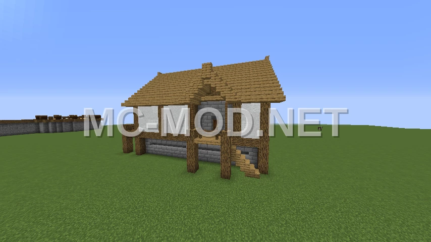 Oak Log Medieval House