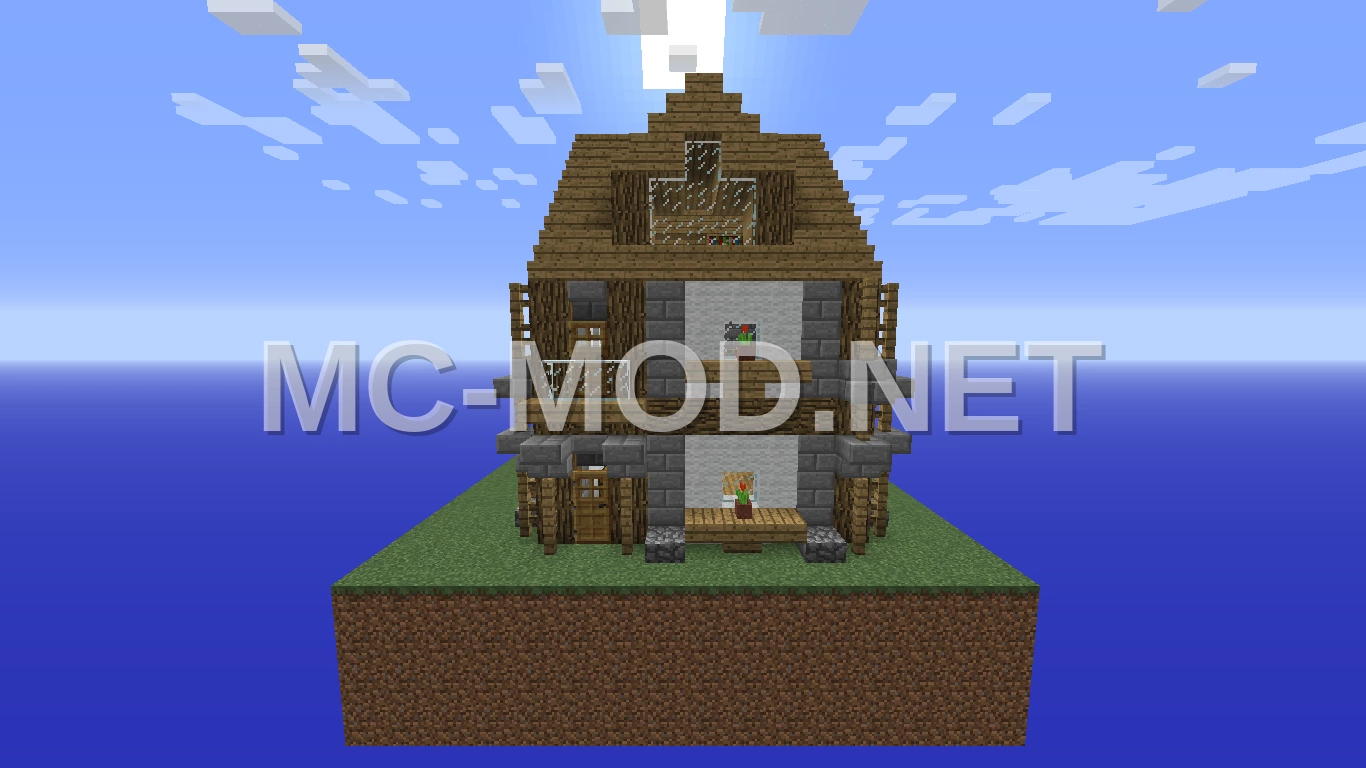 Small Medieval House – Single Chunk