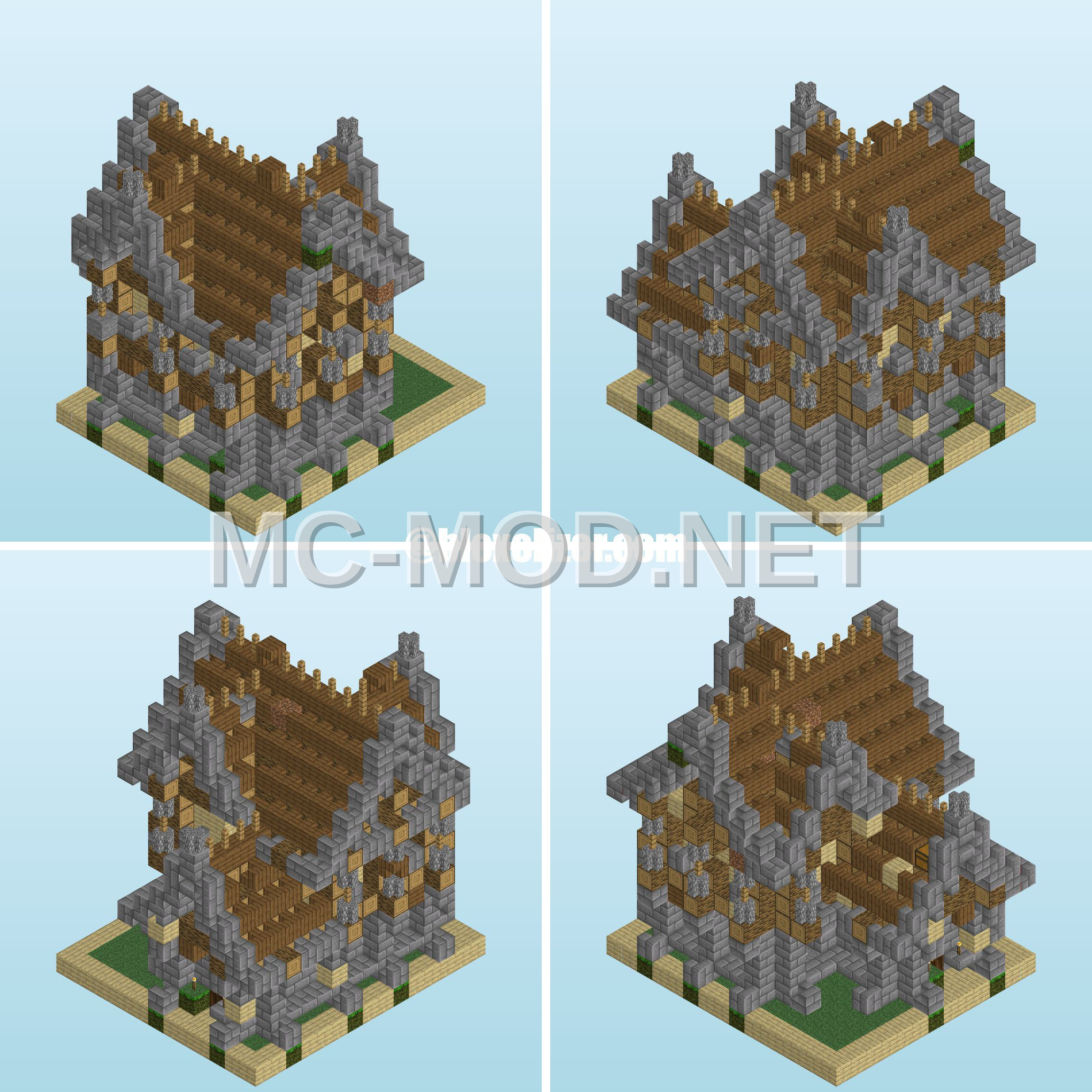 Compact Medieval House