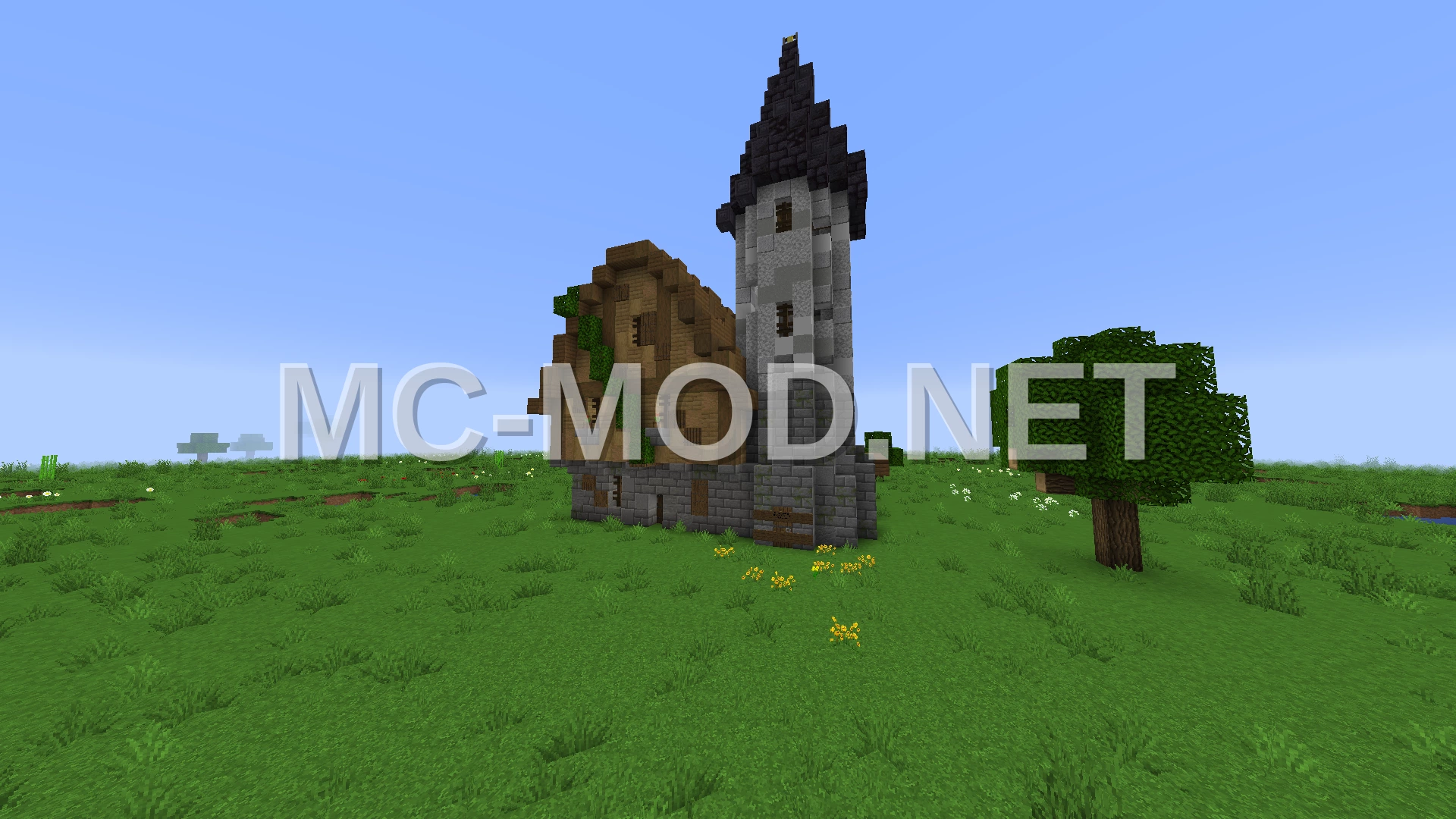 Small Medieval House With Interior